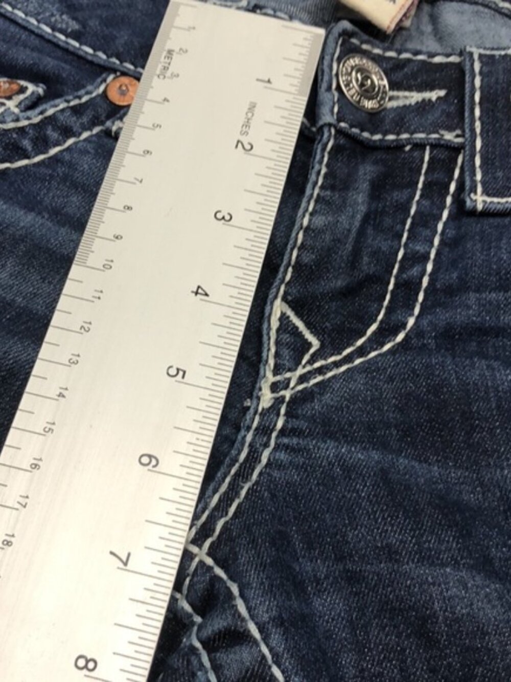 TRUE RELIGION SKINNY STYLE 28x29 AUTH WITH SERIAL NUMBER 🦋 - Picture 9 of 13